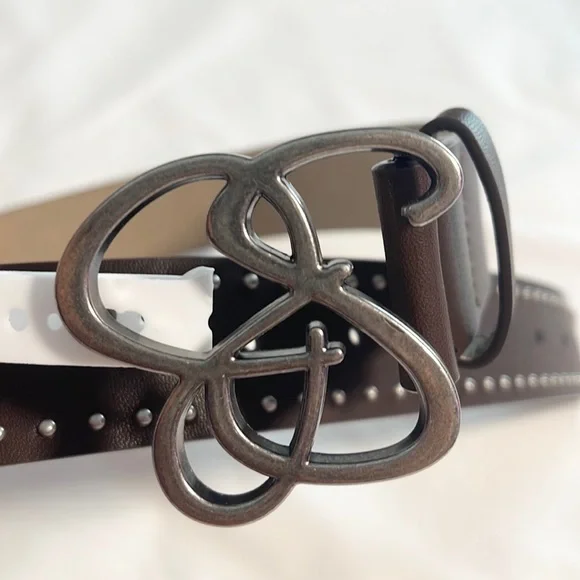 Jessica Simpson Studded Brown Belt - Picture 3 of 10